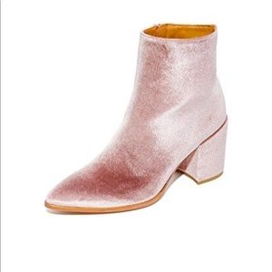 Stuart Weitzman Pink Ankle Boots